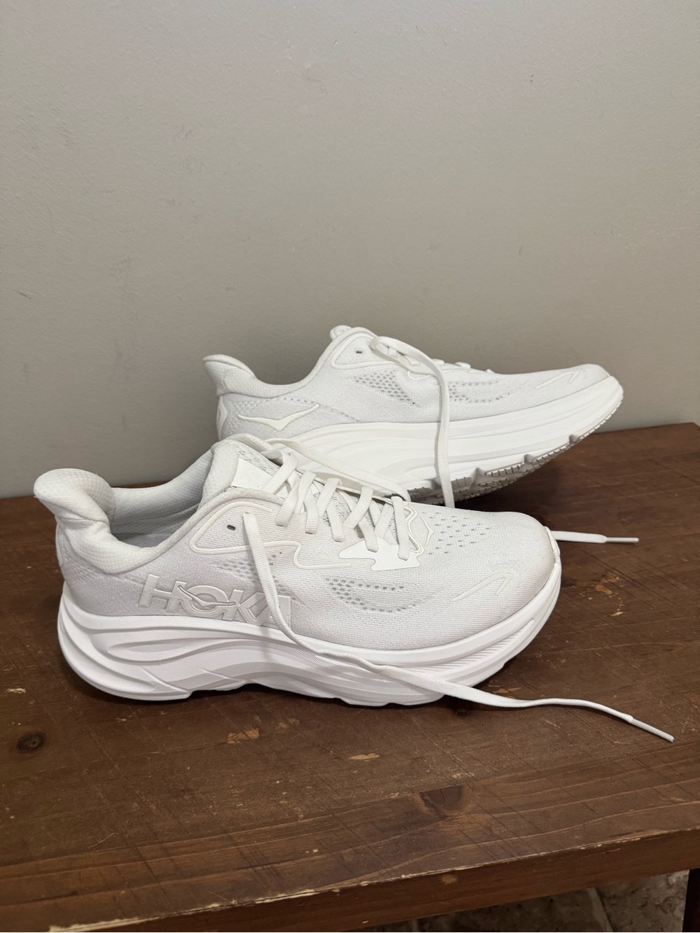 Hoka White Running Trainers Women’s Size 9